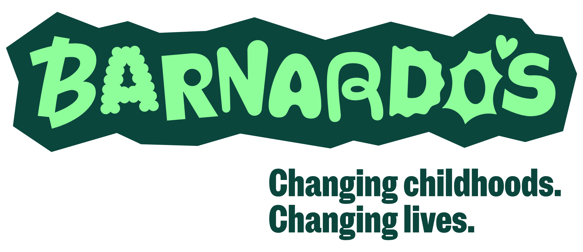 Barnardos logo - strapline reads Believe in children